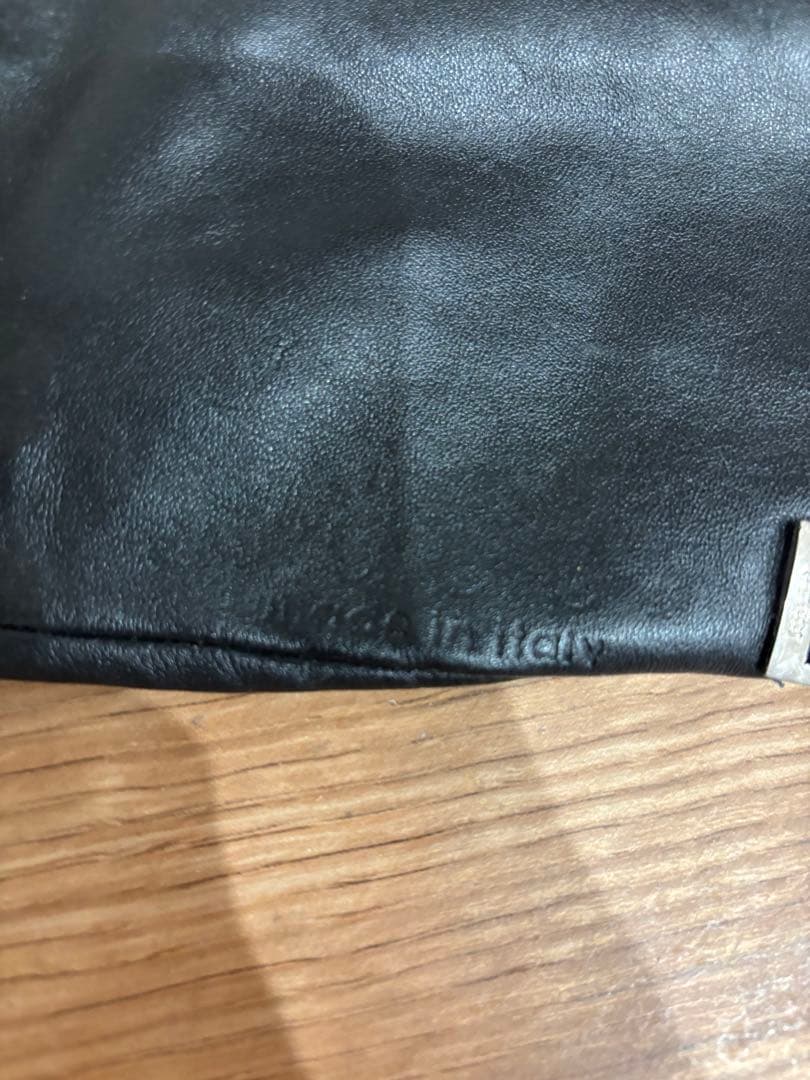 GUCCI グッチ　本革 レザー手袋 ブラック