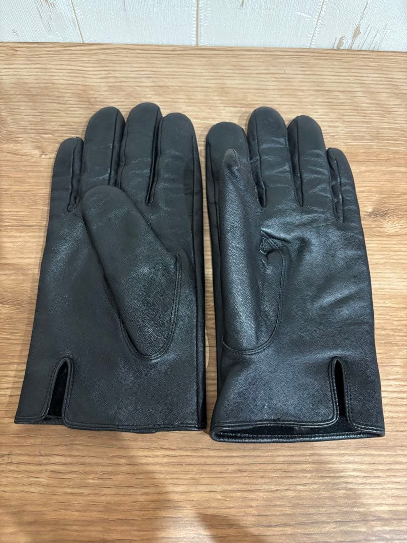 GUCCI グッチ　本革 レザー手袋 ブラック
