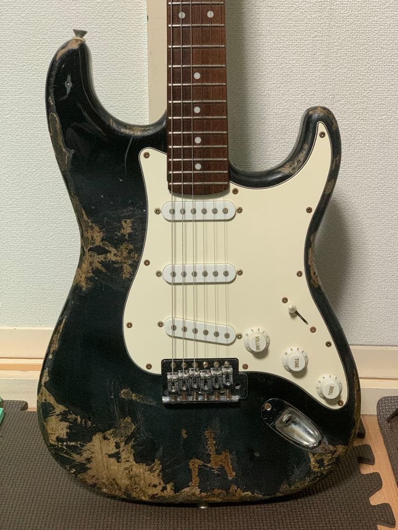 レジェンドLegend ST ストラト タイプ レリック aged ブラック 黒