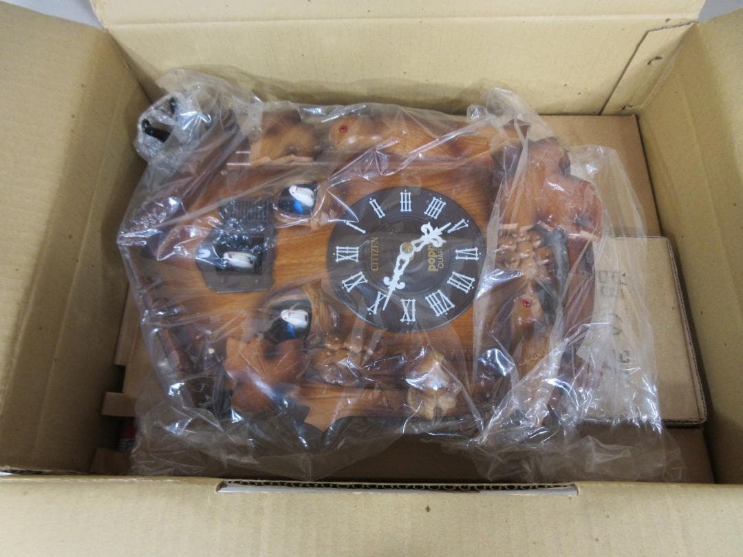 y*n様 0528Y シチズン クオーツポッポ 三羽鳩 掛け時計 H-QP-45