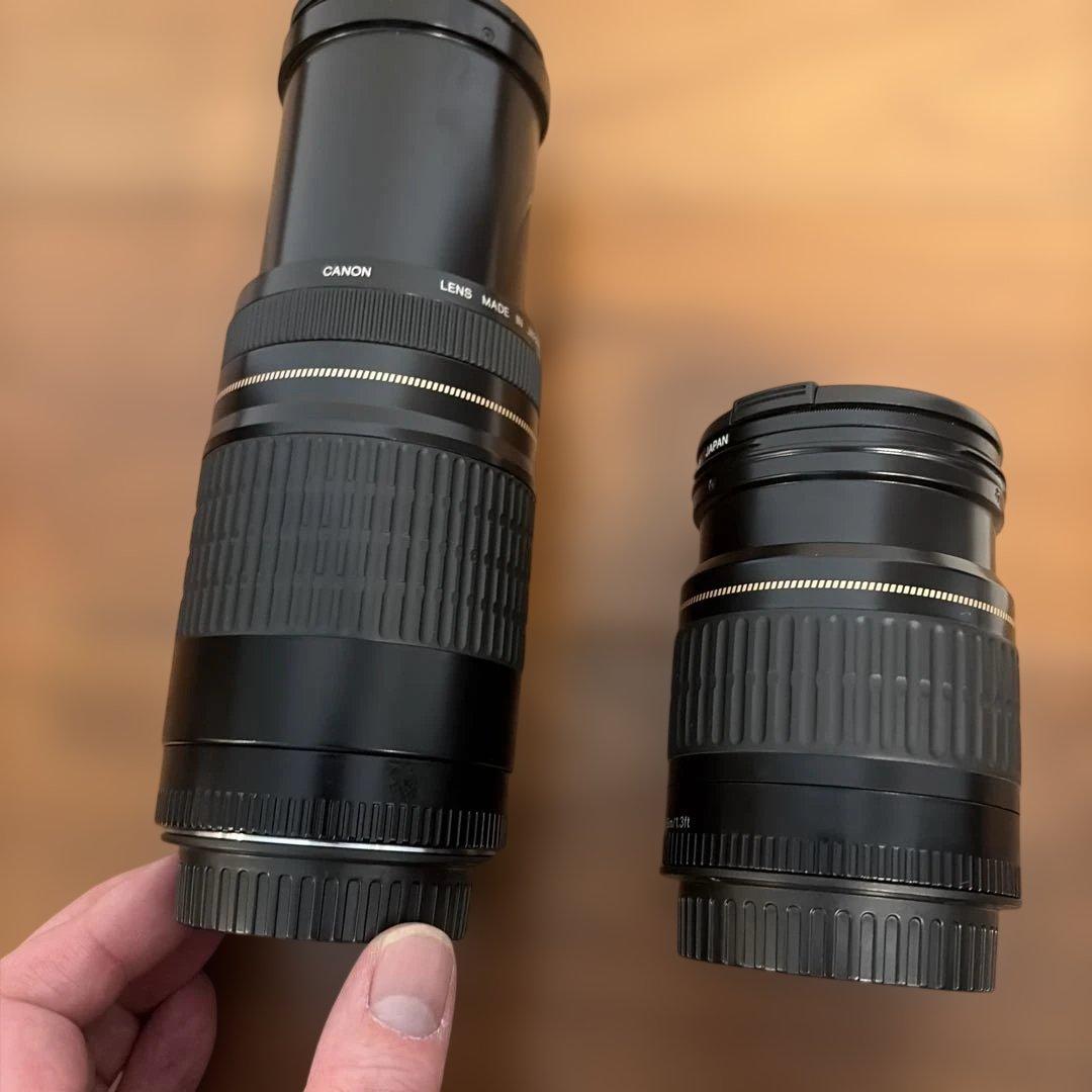 Canon EOS Kiss 一眼レフフィルムカメラ レンズ2本付き