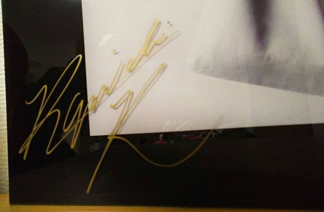 河村隆一ジャパネスク直筆サイン入り写真パネル展示会LUNA SEAルナシー当選品