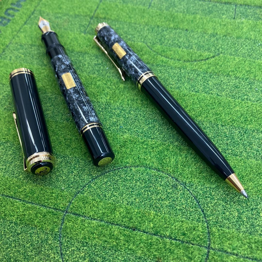 ペリカン Pelikan Wall Street 限定版 万年筆ボールペンセット