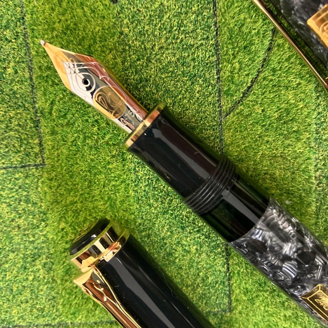 ペリカン Pelikan Wall Street 限定版 万年筆ボールペンセット