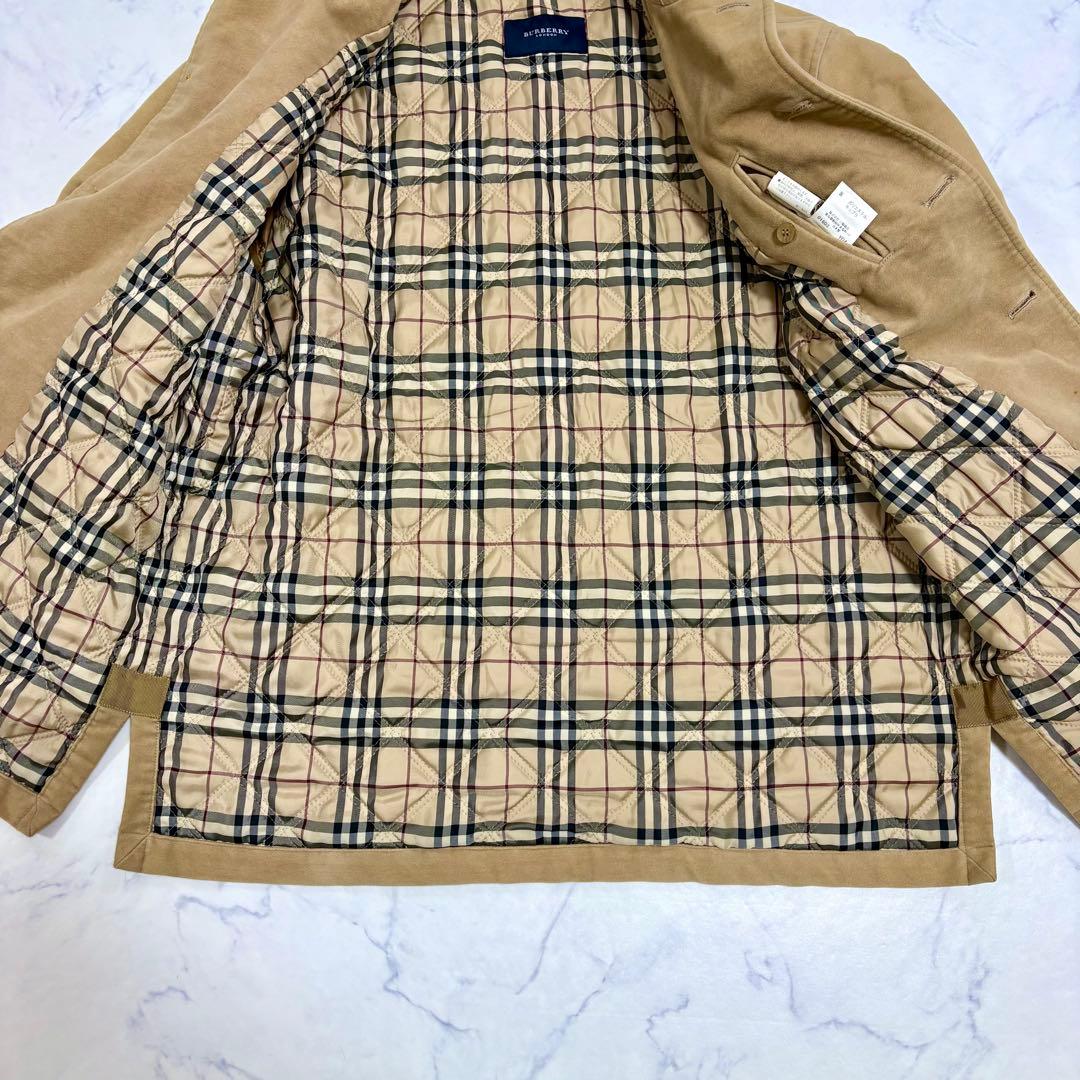 BURBERRY LONDON キルティング裏地 ジャケット 綿 M ベージュ