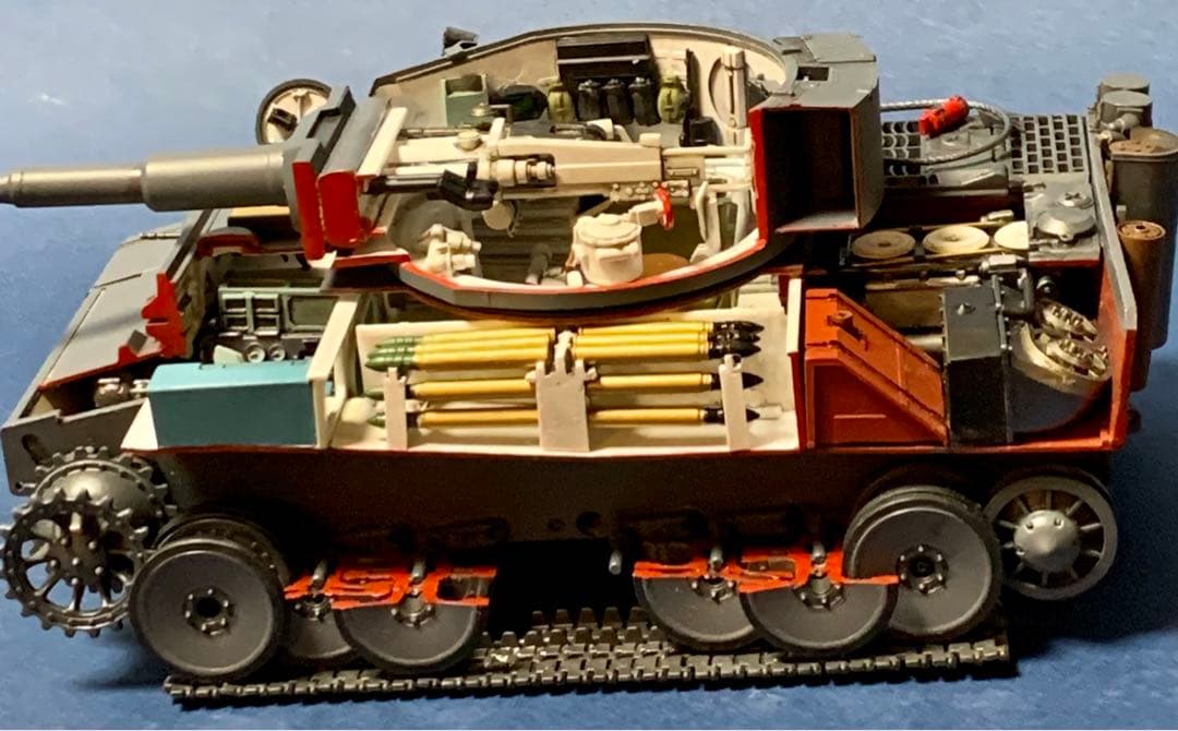 タイガー1戦車 内部再現 カットモデル1/35