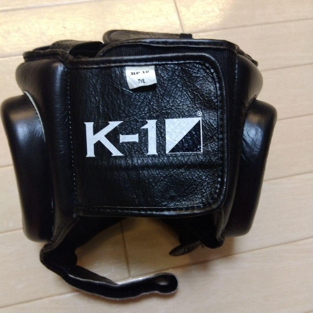 K-1キックボクシング ヘッドギア ブラック M