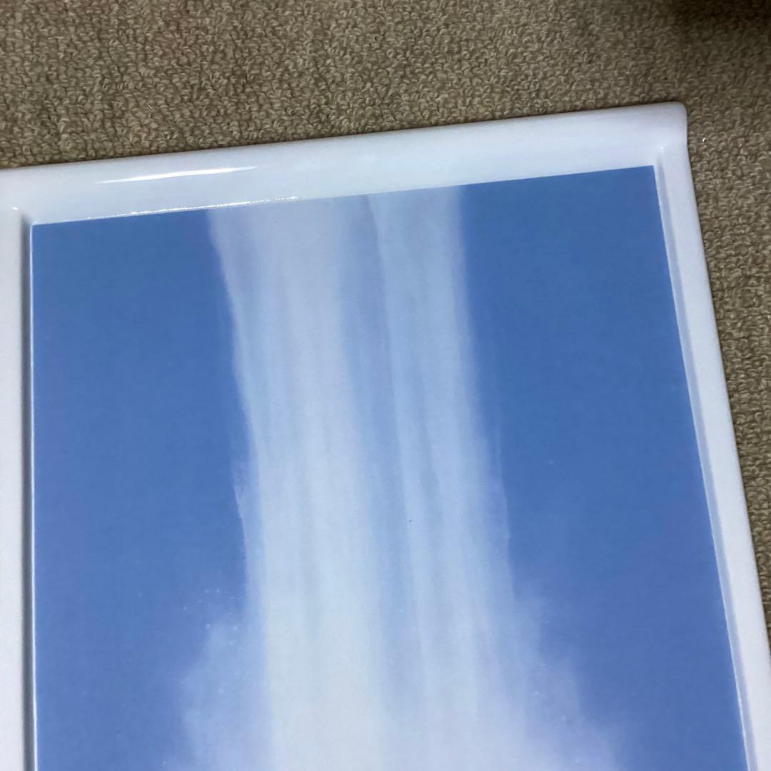 深川製磁　千住博　陶板　陶板画 Waterfall ウォーターフォール　飾り皿