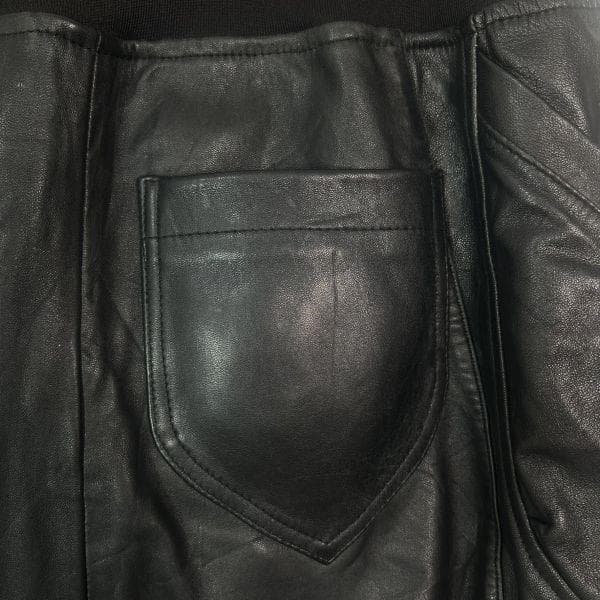 WORCA 本革サルエルレザーパンツ メンズ XL 大きいサイズ B1172