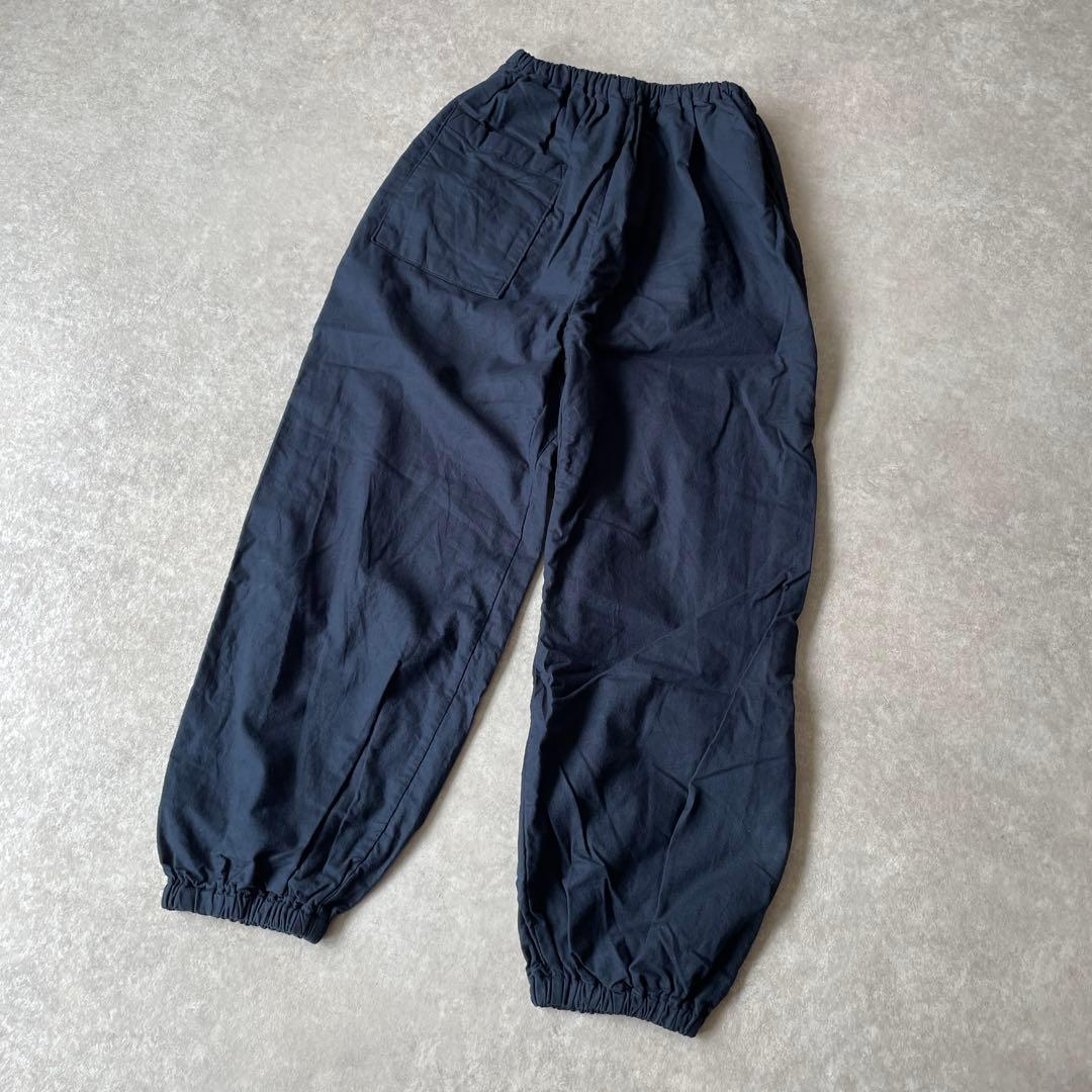 新品未使用 中川政七商店 綿麻もんぺパンツ Lサイズ ネイビー 紺色