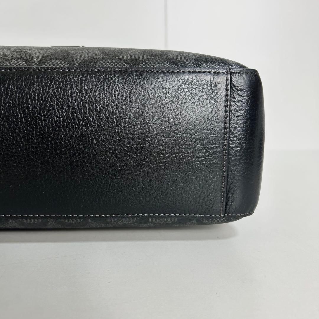 ✅【美品】定価12.1万　メンテ済み　コーチ　ビジネスバッグ　COACH レザー