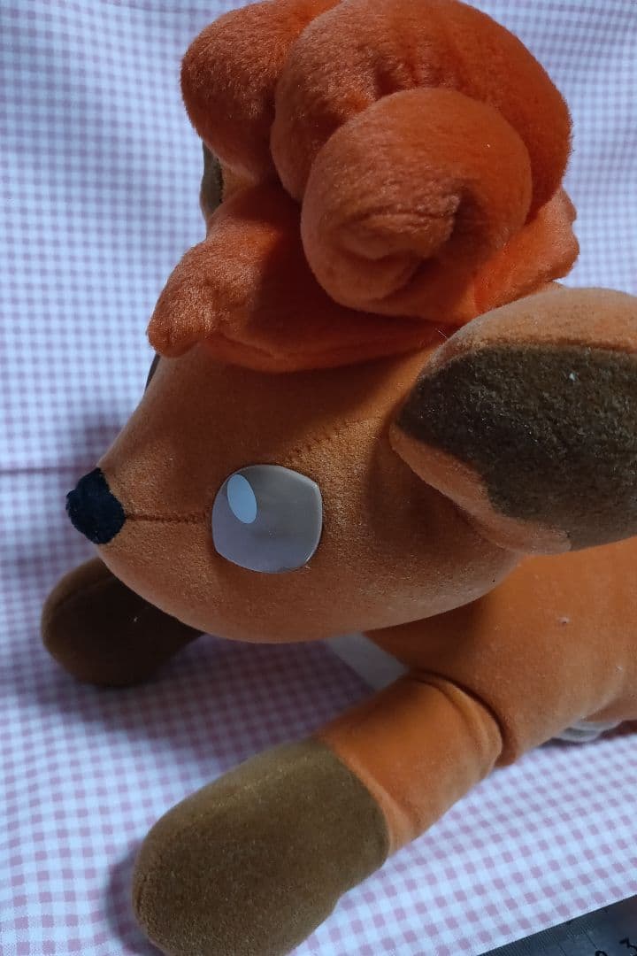 ポケモン あったかぬいぐるみ　ロコン オレンジ 長さ35cm