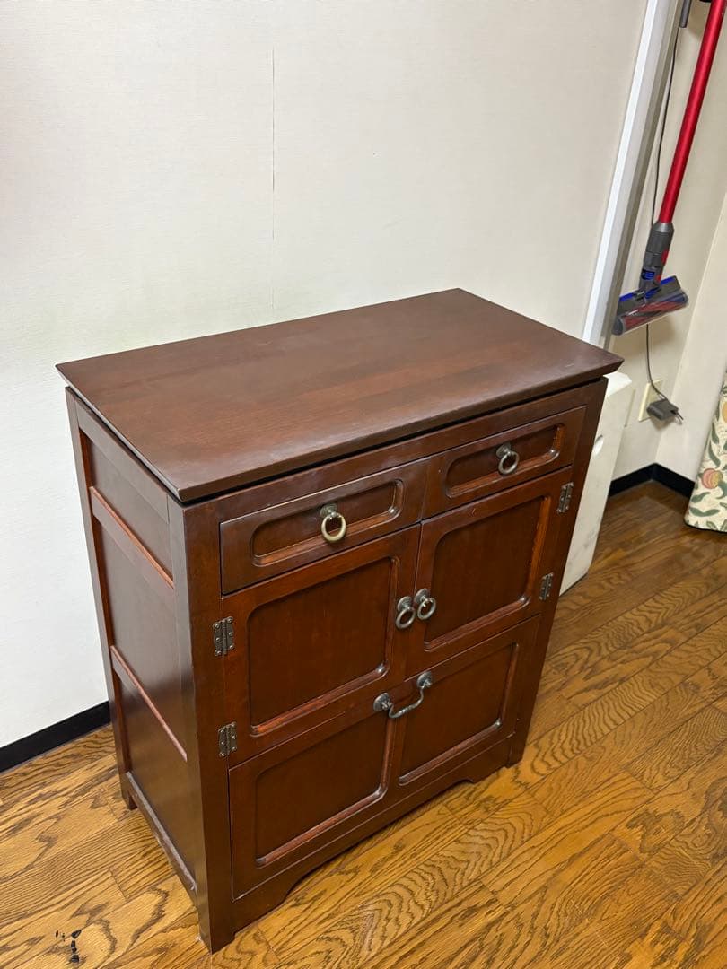 アンティーク・ブラウン木製キャビネット