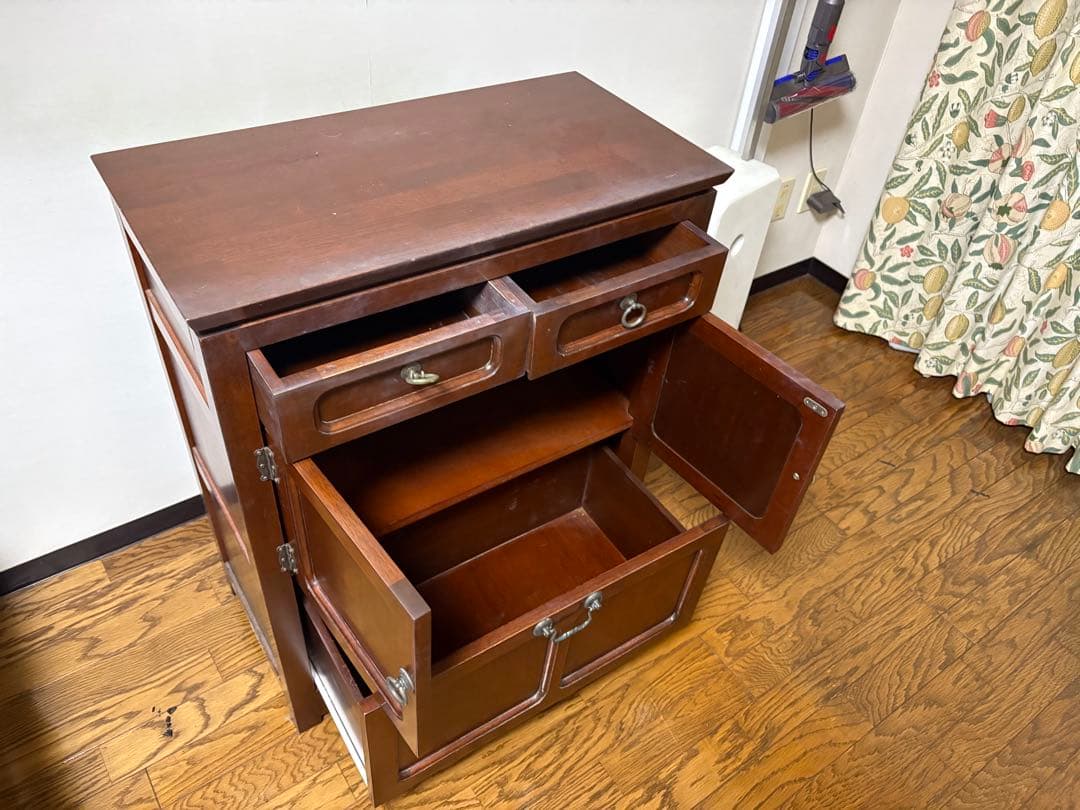 アンティーク・ブラウン木製キャビネット