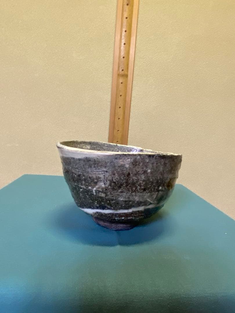 茶道具/陶芸家 鯉江良二『茶盌 』共箱　工芸品