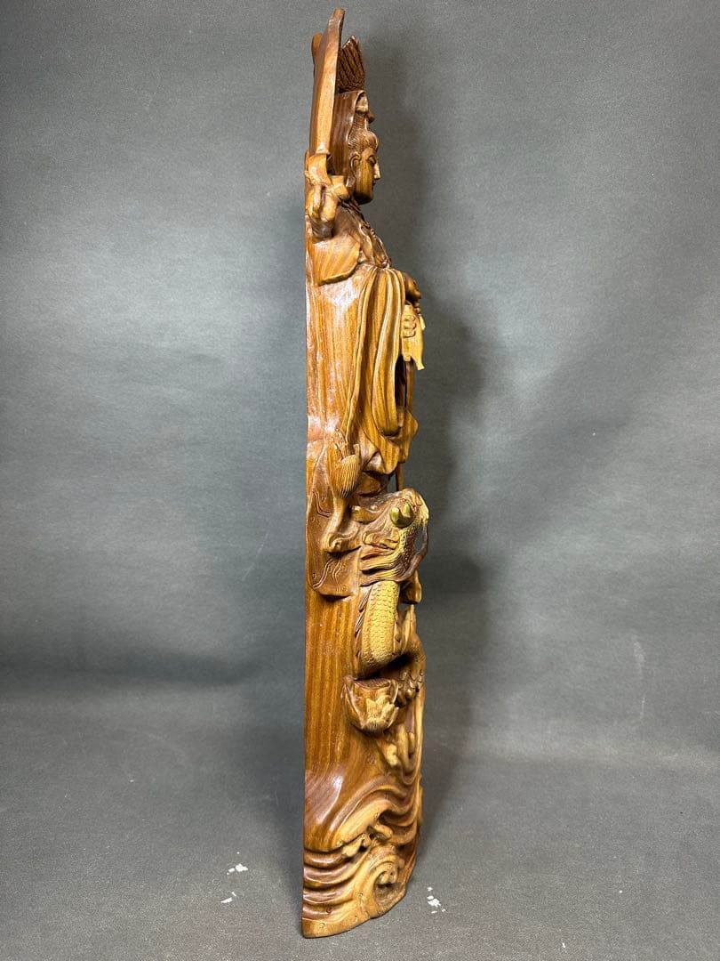 绿檀　白檀　観音　木彫り　仏教美術　仏像 骨董 木像　木製　仏教　密教　置物