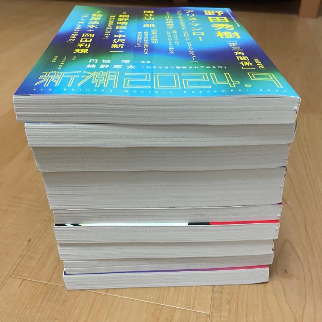 新品✨新潮　2024年1月号〜9月号　9冊セット