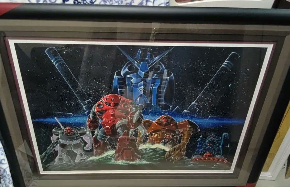 証明書有★大河原邦男★版画★機動戦士ガンダム2哀・戦士編より　シルクスクリーン