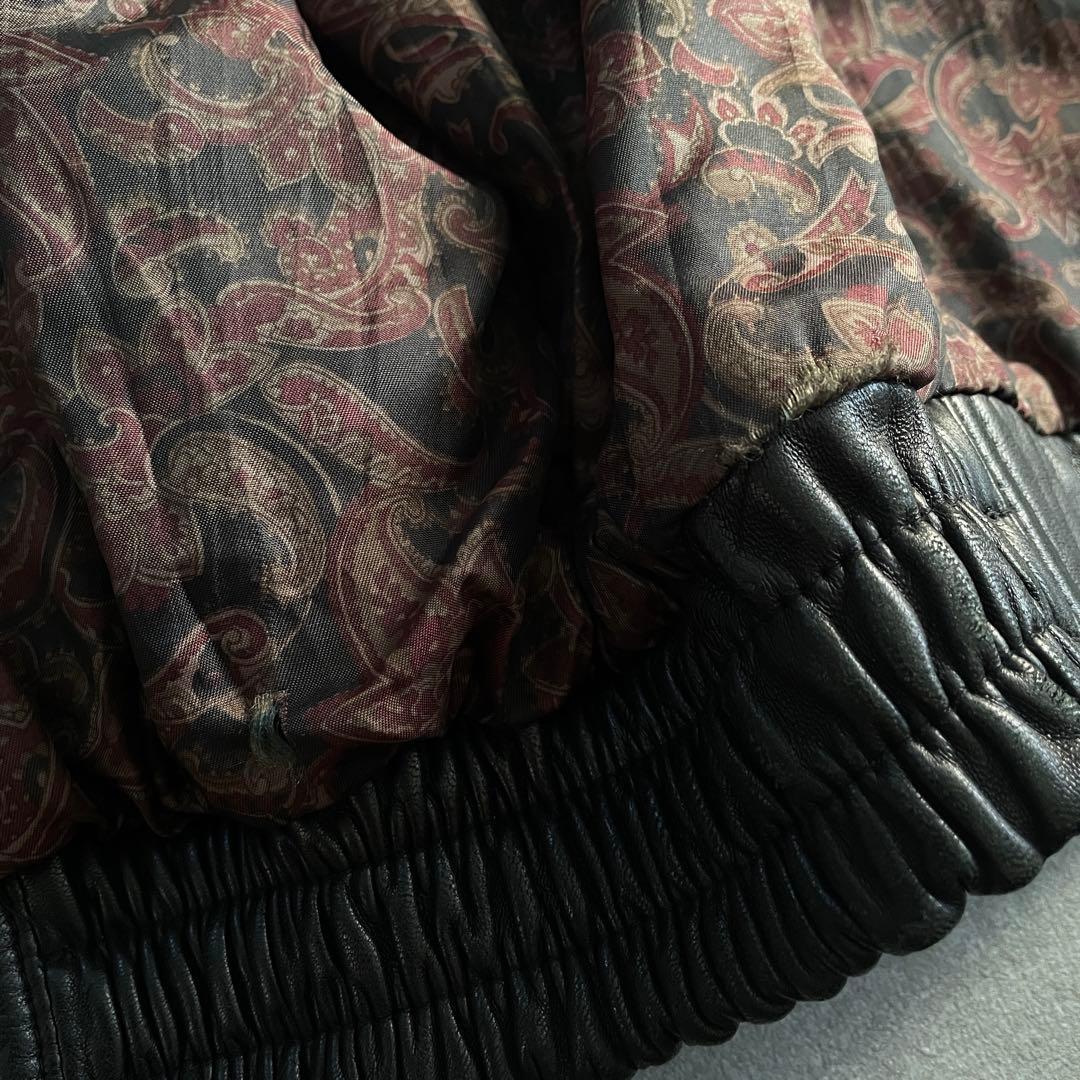 A-2“Wind shield“羊革“短丈“bomber jacket