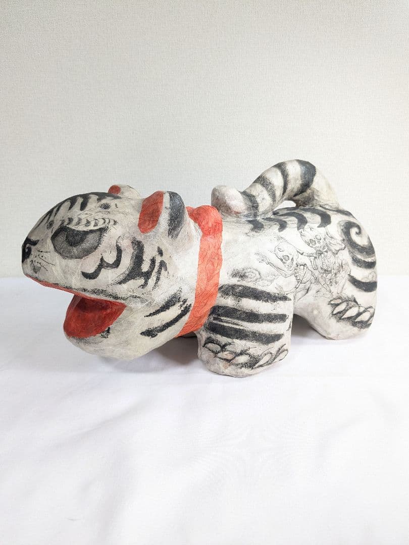 shinko 毘沙門天 虎 張り子 大場咲子