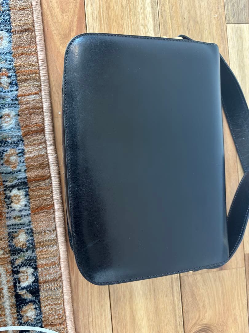 ※激レア品　セリーヌ　馬車金具 レザー ショルダーバック ブラック