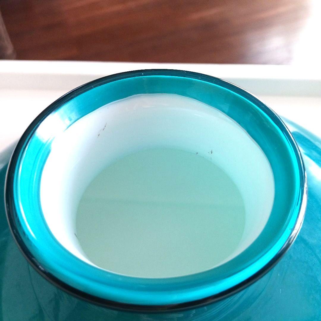 アンティーク吊りオイルランプ　　ターコイズブルー