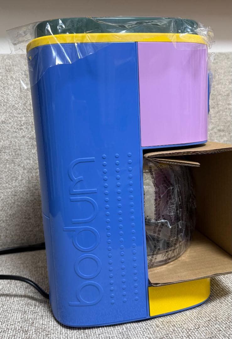 【 新品 未使用 】Bodum コーヒーメーカー ブルーマルチ 12カップ用