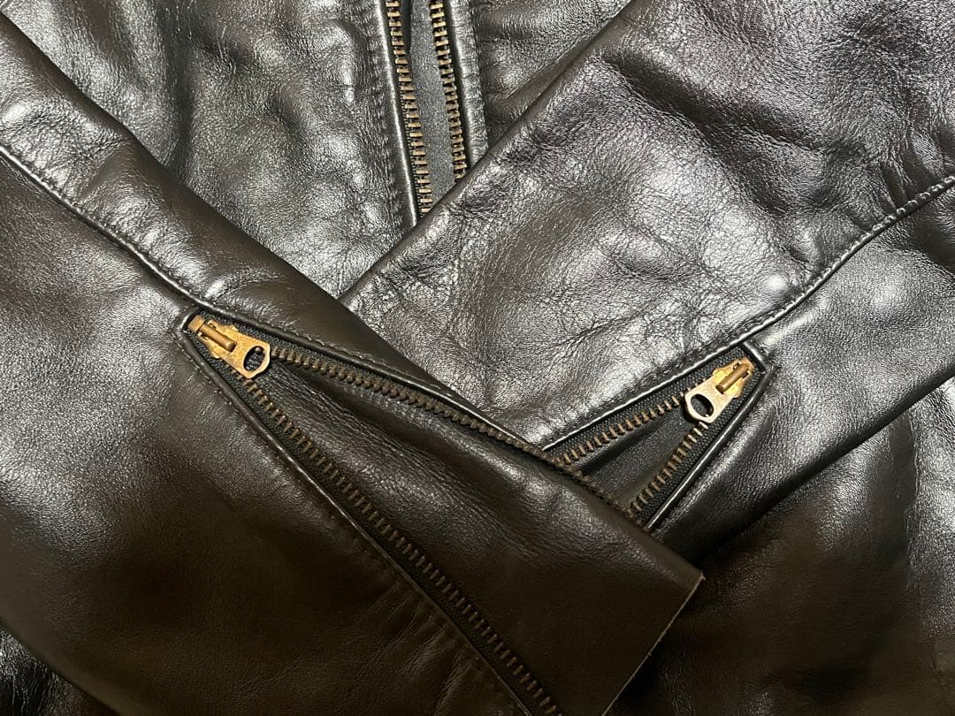 t*2様 バンソンシングルライダースサイズ40インチ希少LENZIP、TALON