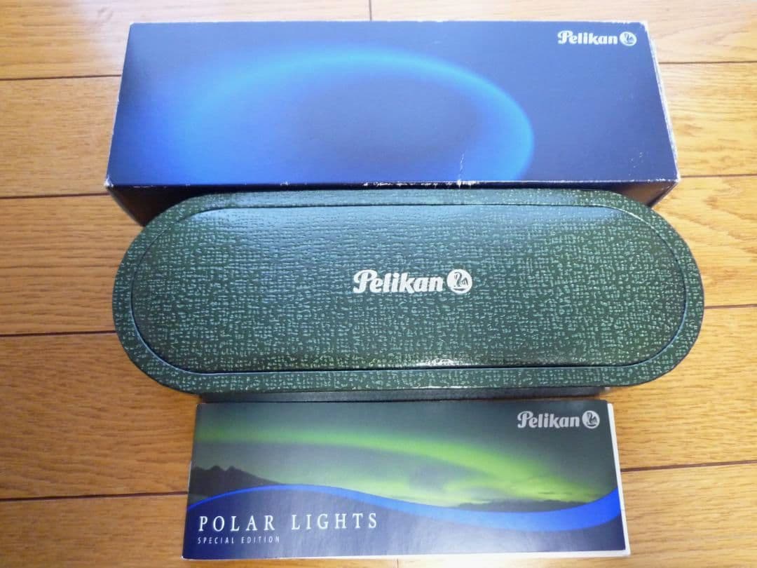 【美品】ペリカン 自然の美観シリーズ M640 ポーラーライト 万年筆（字幅F）