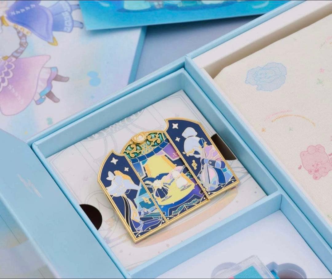 【ピンバッチのみ】 sky星を紡ぐ子どもたち　仲良しお辞儀　ピンバッチ