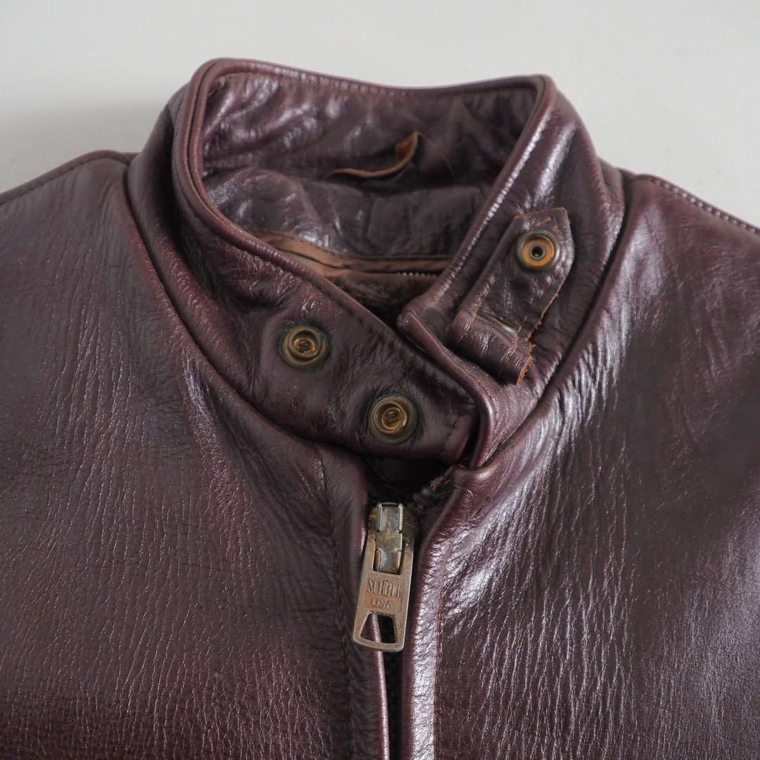 Schott　641VS　size38　レザージャケット　シングルライダース