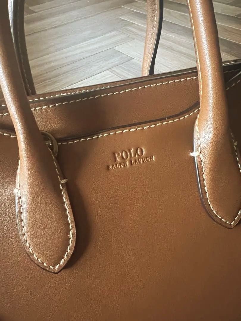新品未使用　POLO RALPH LAUREN ストラップ付きミニトートバッグ