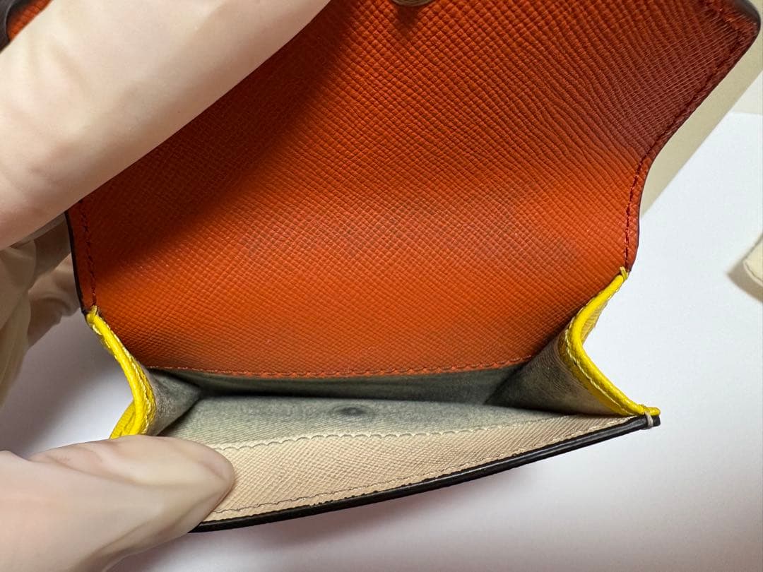※年末限定値下げ※MARNI 三つ折り財布 オレンジ/イエロー