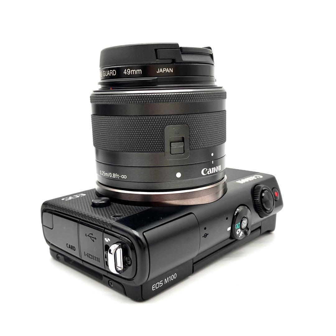 美品♪ Canon EOS M100 ブラック　15-45mmレンズキット