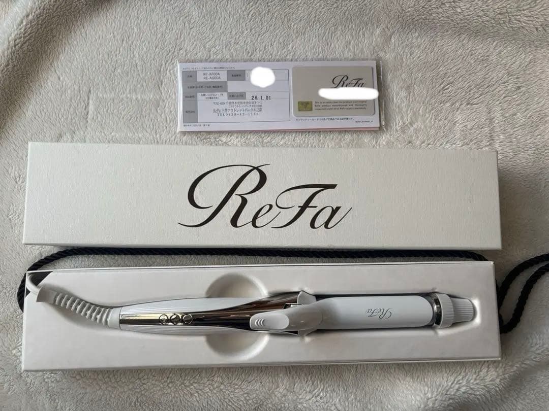 ReFa カールヘアアイロン RE-AG00A 保証書付き　今月購入　26mm