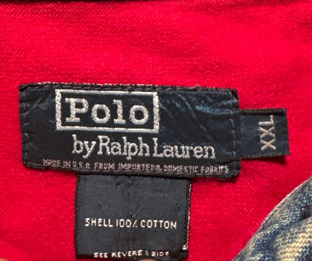 USA製❣️80s Ralph Lauren denim swing top