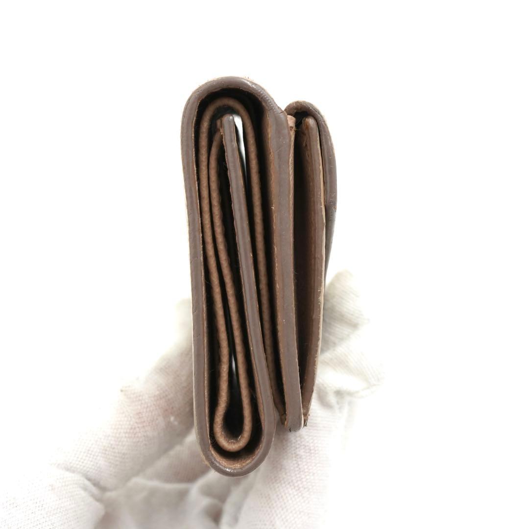 ✨未使用展示品✨　PRADA ミニ財布　サフィアーノレザー　三つ折り　レター型