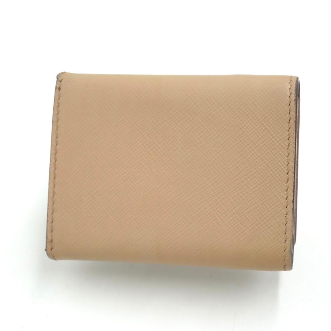 ✨未使用展示品✨　PRADA ミニ財布　サフィアーノレザー　三つ折り　レター型