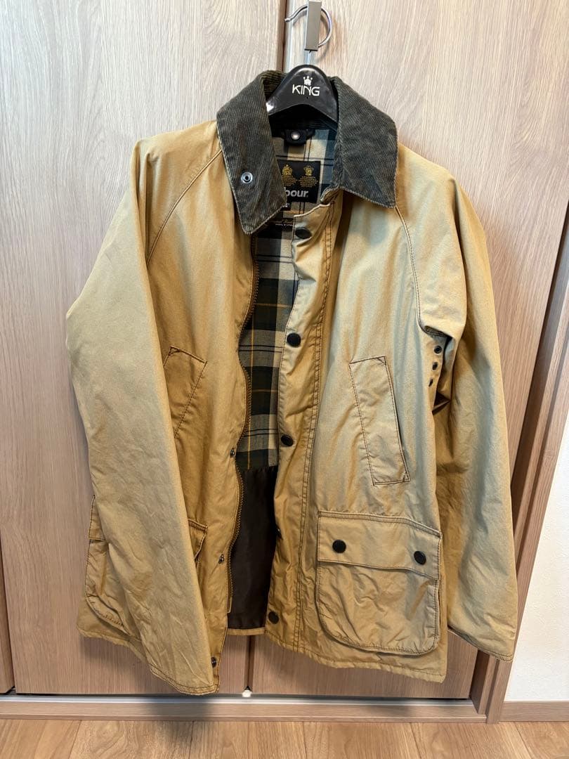 Barbour ベージュ ビデイル