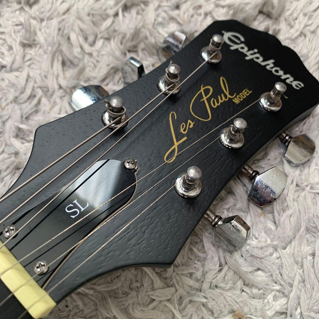 美品 Epiphone エピフォン レスポール SL ブラック 軽量ギター
