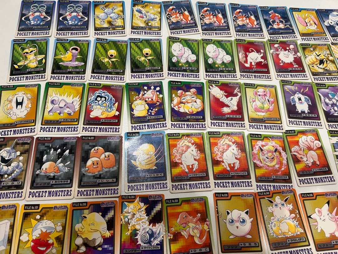 【希少品】ポケモンカードダス96枚 meiji ポケモンカード3枚+ファイル