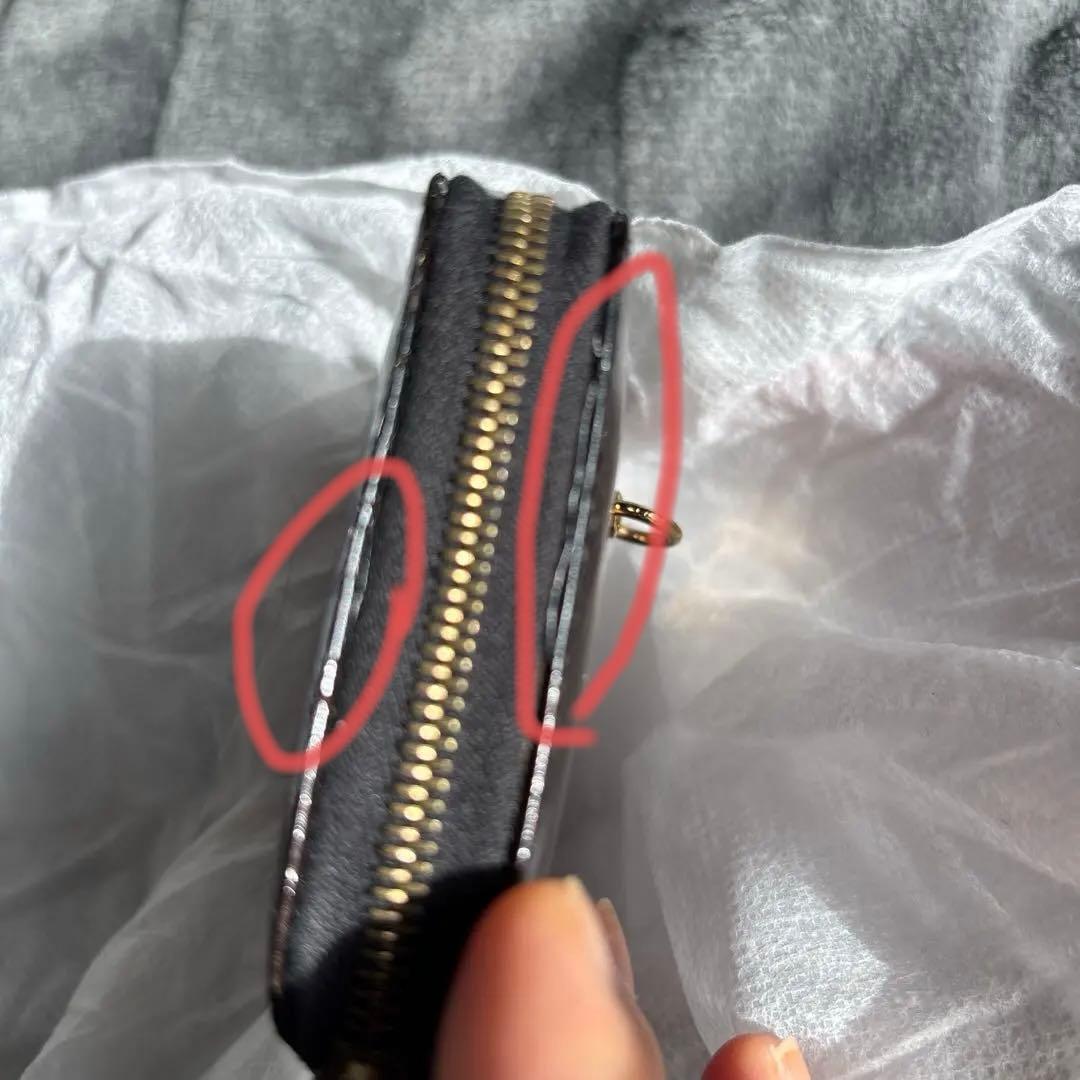 セリーヌ ケース SHEFFIELD 黒・茶×ゴールド金具