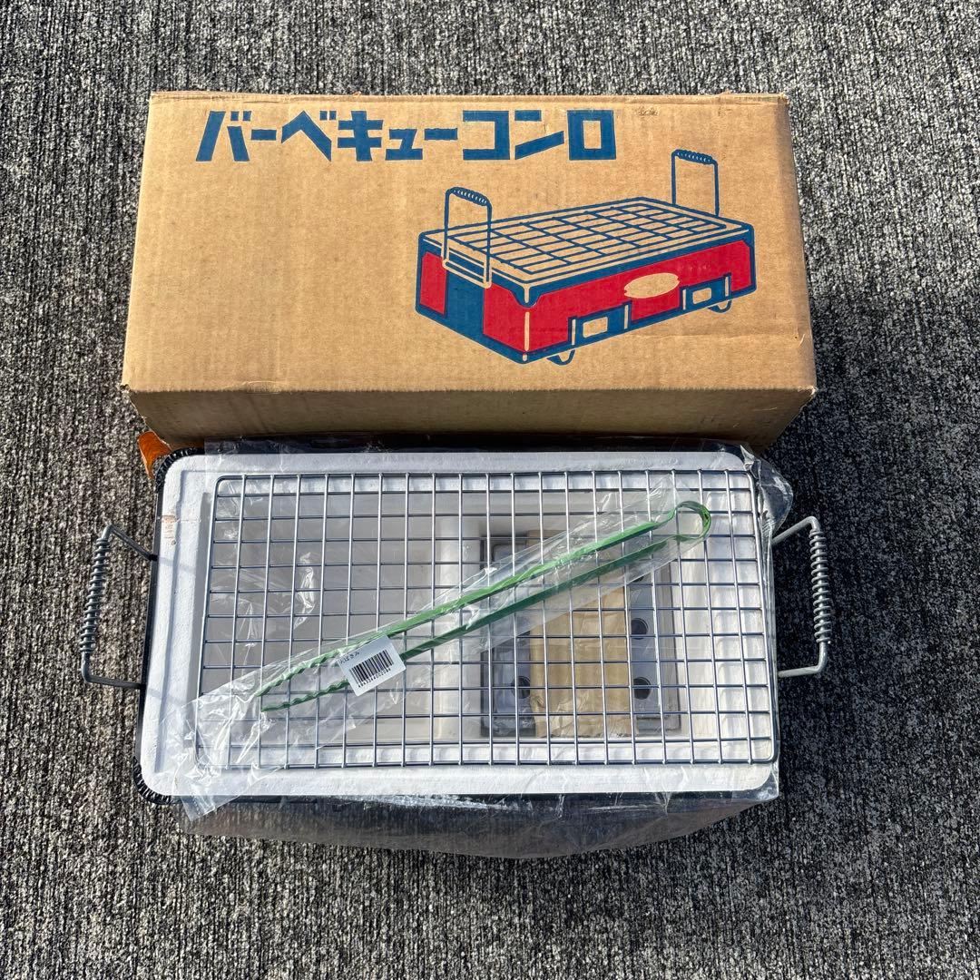 【未使用】　キンカ　バーベキューコンロ　角型七輪