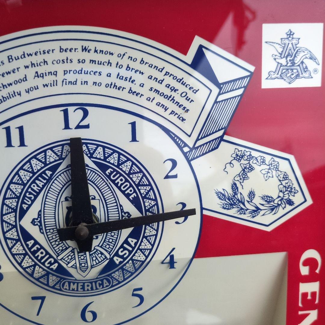 Nnnnn　バドワイザー　看板掛け時計　USA ジャンク