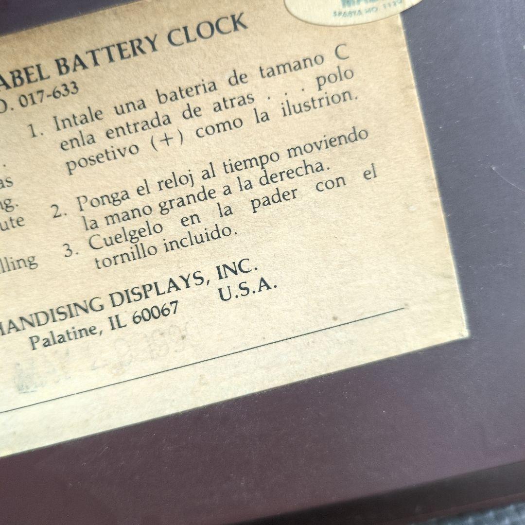 Nnnnn　バドワイザー　看板掛け時計　USA ジャンク