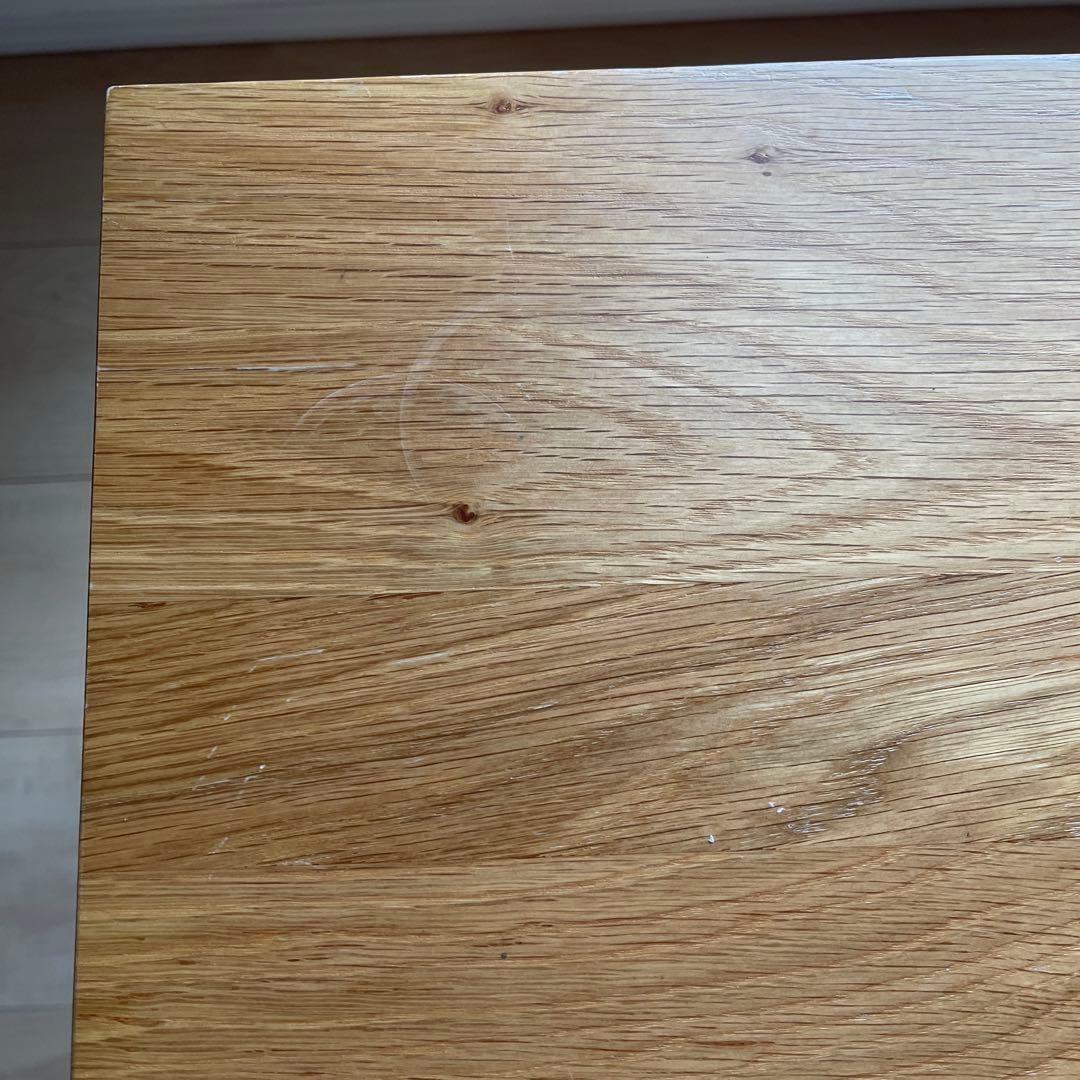 無印良品 オーク無垢材 サイドテーブル ベンチ スツール 椅子 チェア ④