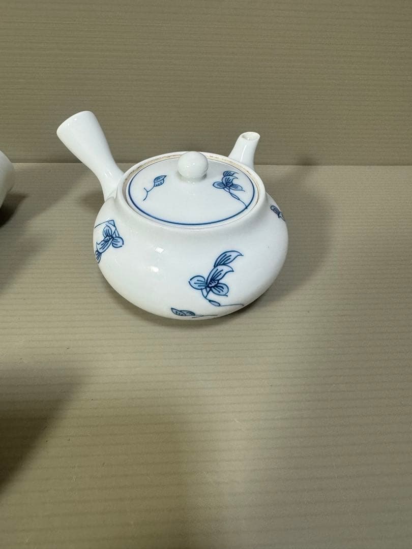 2293 有田焼　畑萬陶苑　茶器セット　急須1客　湯冷し1客　湯呑5客