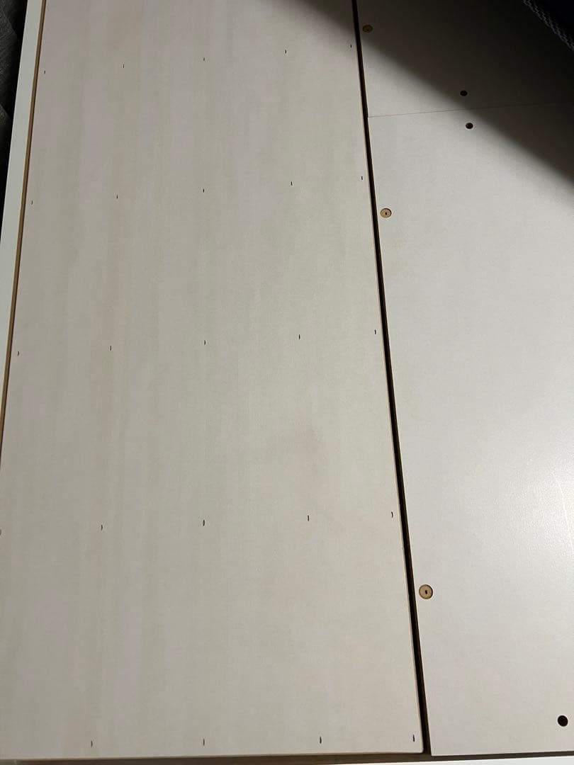 ホワイト シングルベッドフレーム 引き出し付き