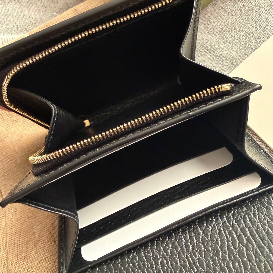 GUCCI ダブルG バイカラー ミディアム ウォレット