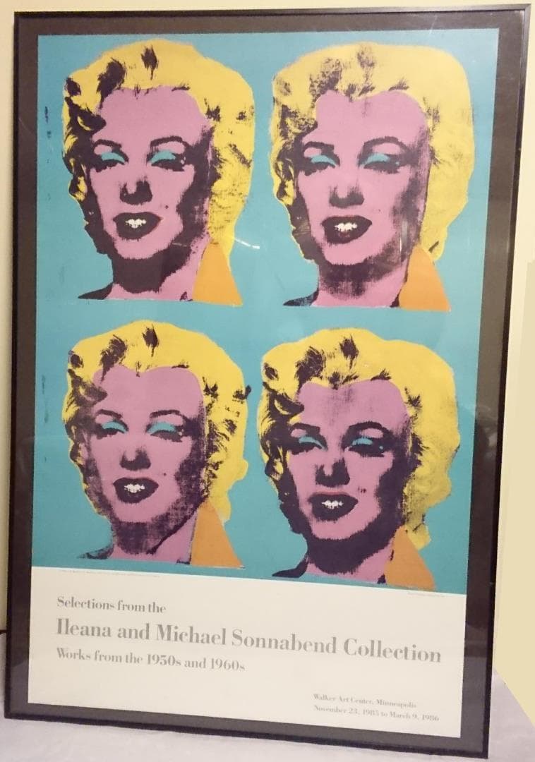 【海外ギャラリー購入】アンディーウォーホル 人気のマリリンモンロー作品-送料込